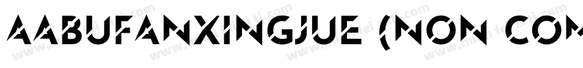 AaBufanxingjue (Non Commercial字体转换